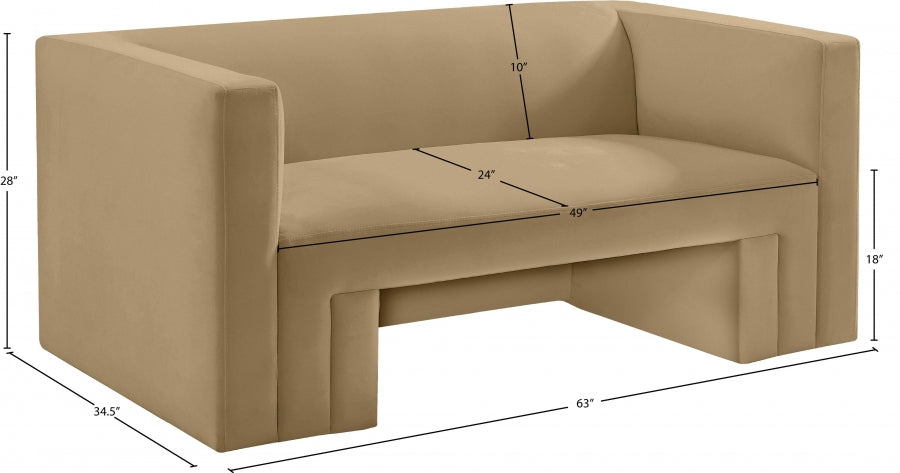 Nadia Tan Loveseat