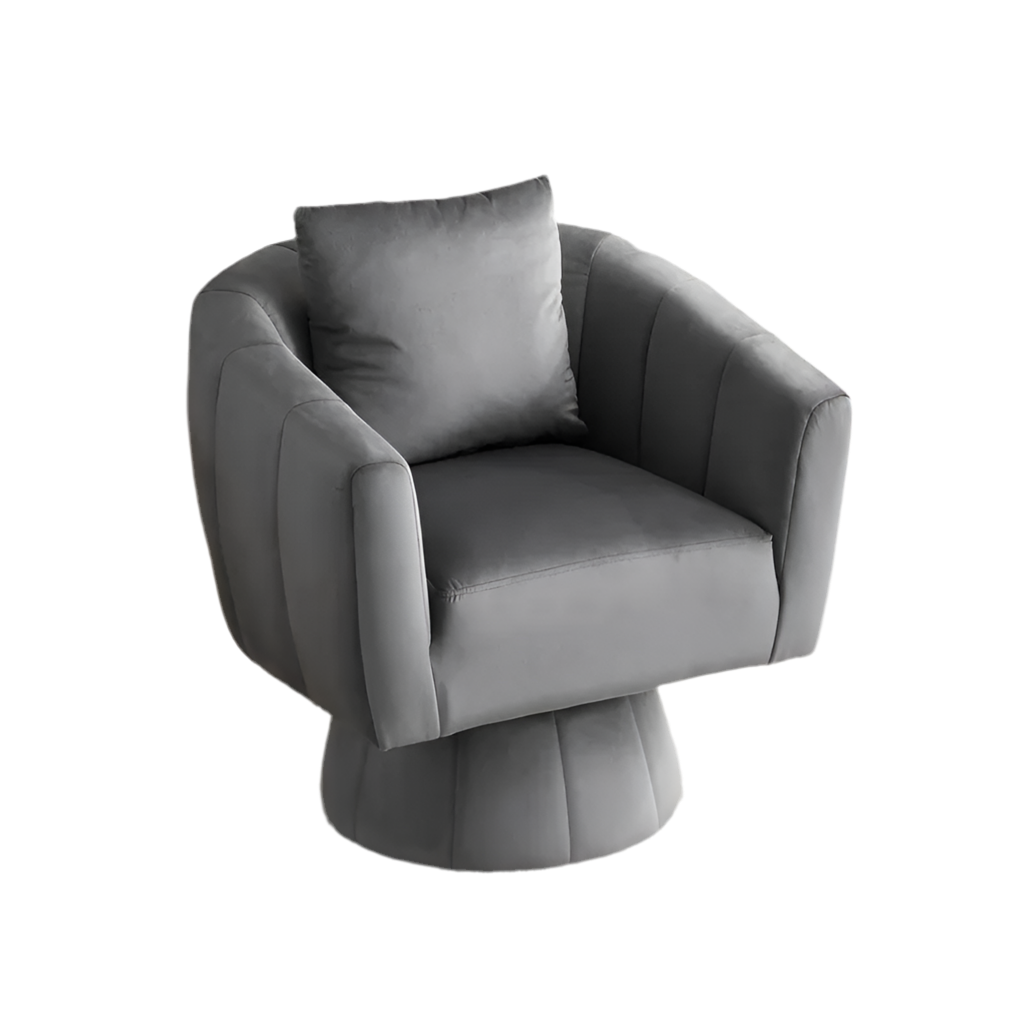 Lucy Accent Chair Gray
