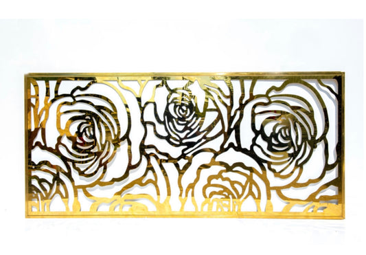 Floral Gold and White Bar