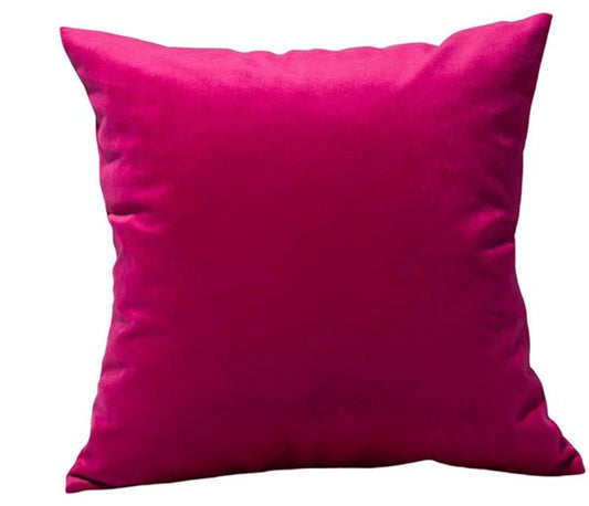 Pink Hot Velvet Pillow