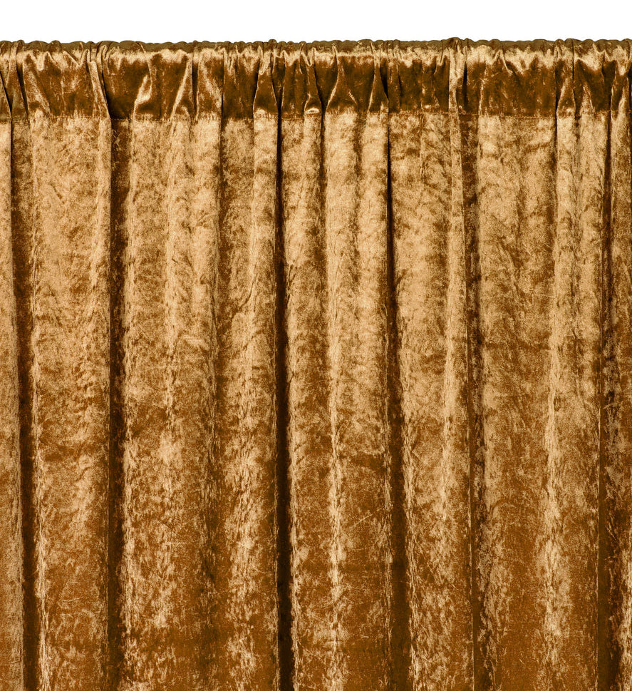 Velvet Mustard Draping