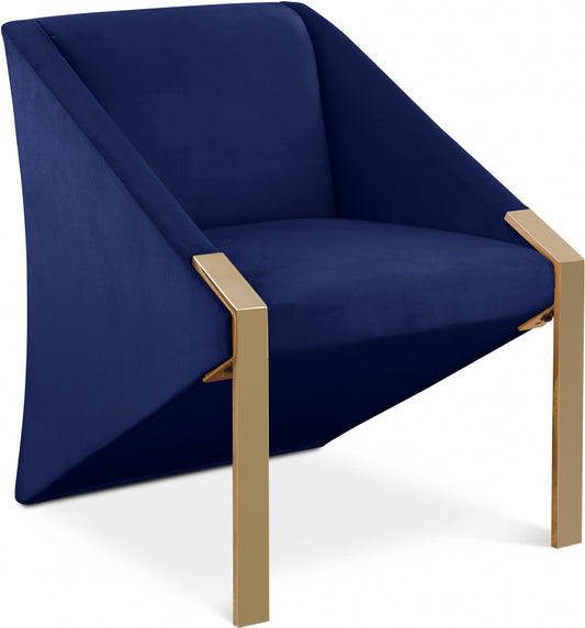 Mod Blue Accent Chair