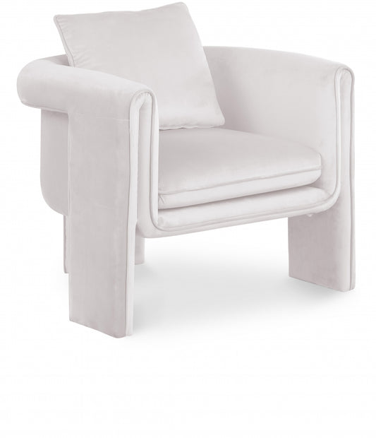 Brooklyn White Accent Chair