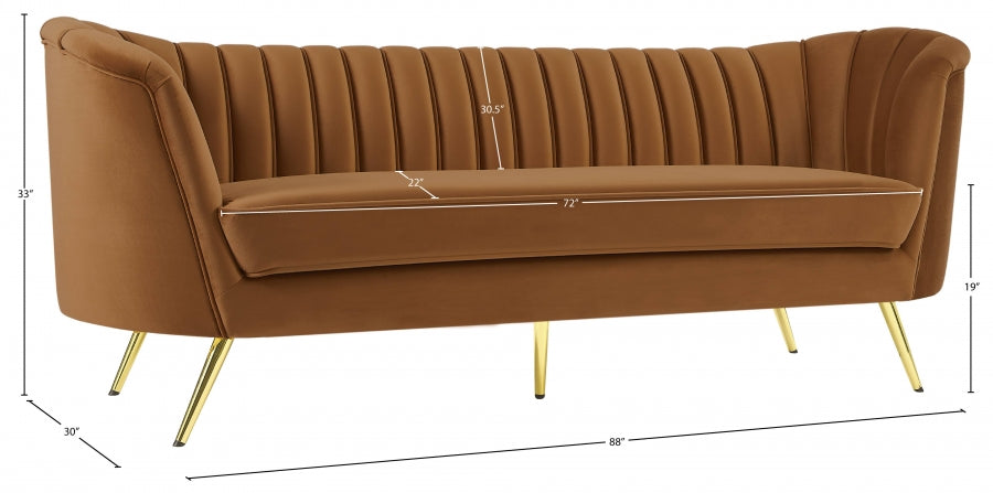 Shellac Cognac Sofa
