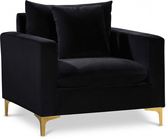 Lipton Black Accent Chair