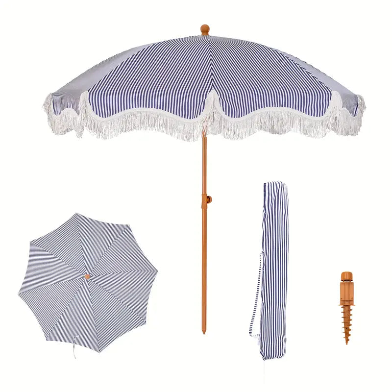 Umbrella Purple Fringe