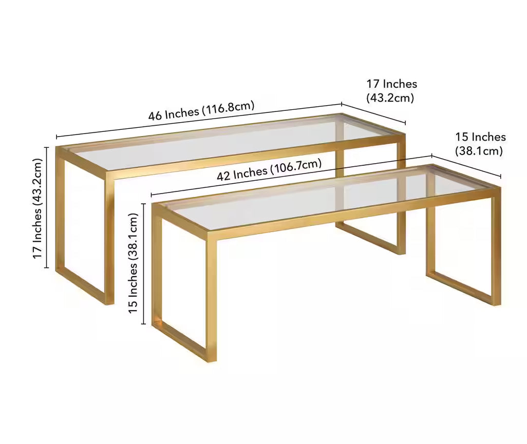 Talin Gold Coffee Tables
