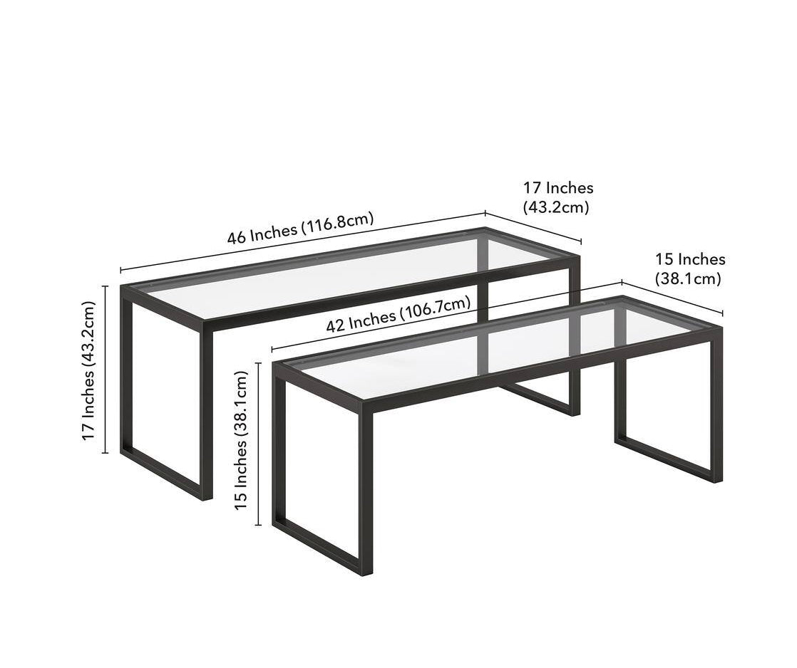 Talin Black Coffee Tables