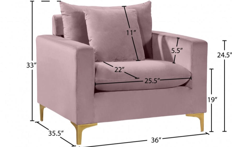 Lipton Pink Accent Chair