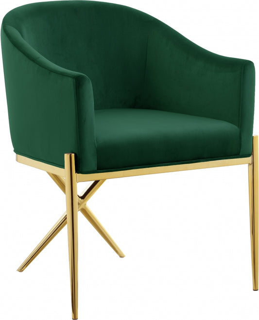 Mina Green Accent Chair
