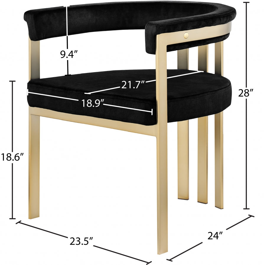 Vintigo Black Accent Chair
