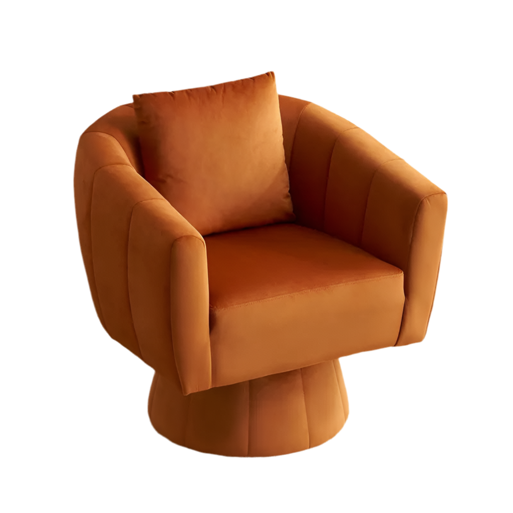 Lucy Accent Chair Orange