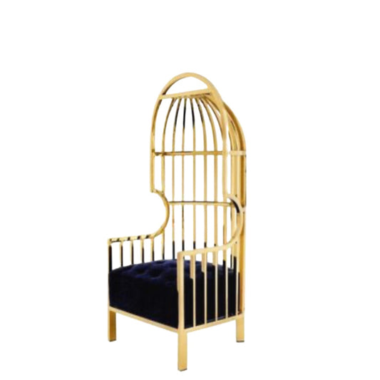 Cage Throne Chair Black