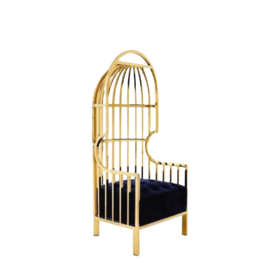 Cage Throne Chair Black
