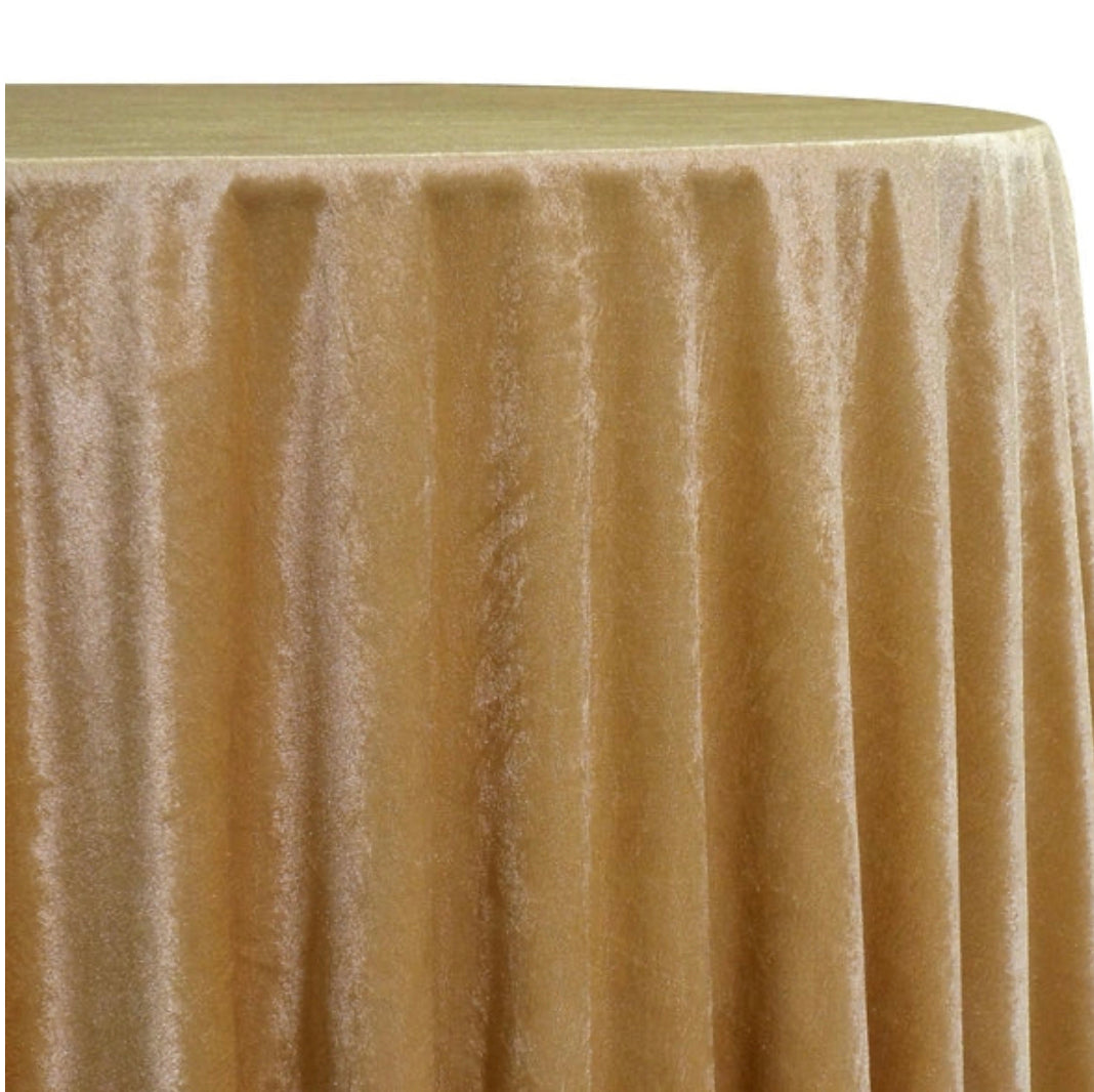 Gold Velvet Plush Linen