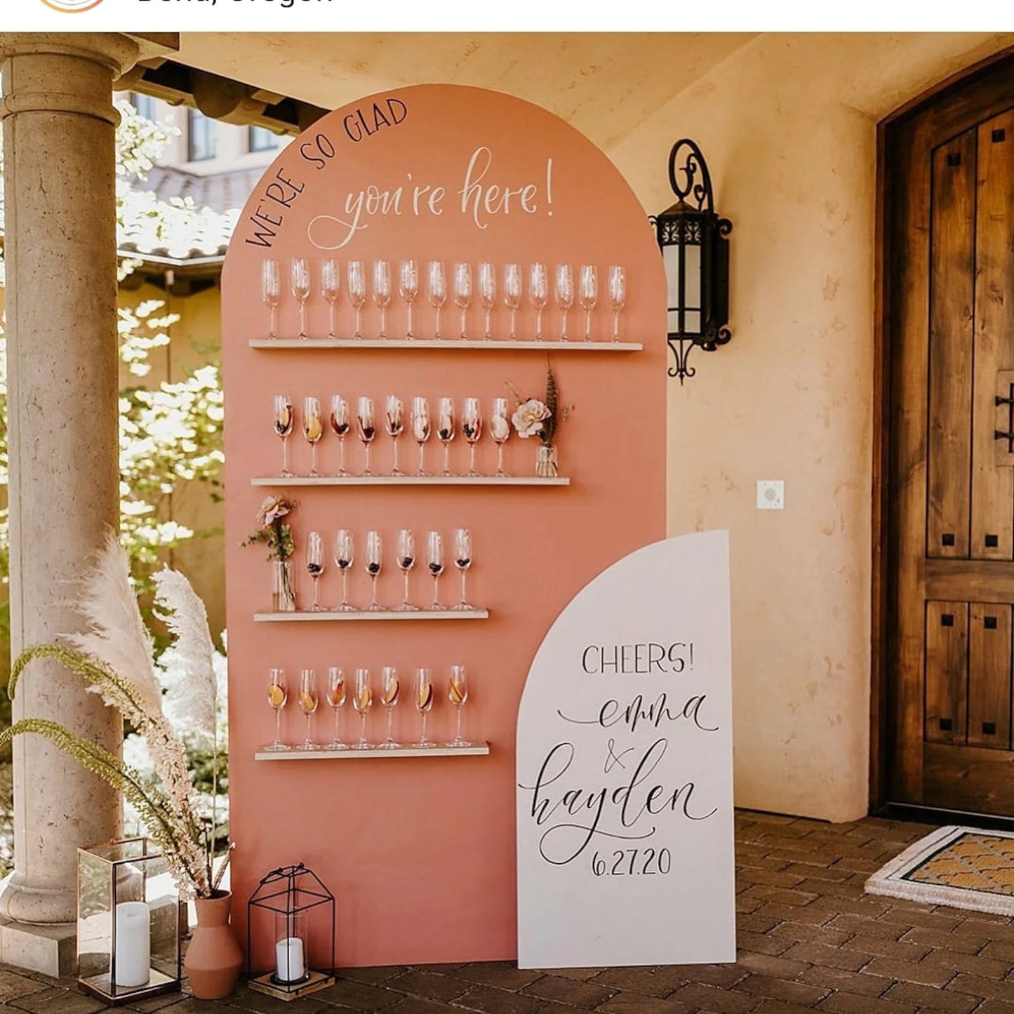 Champagne Wall Signage