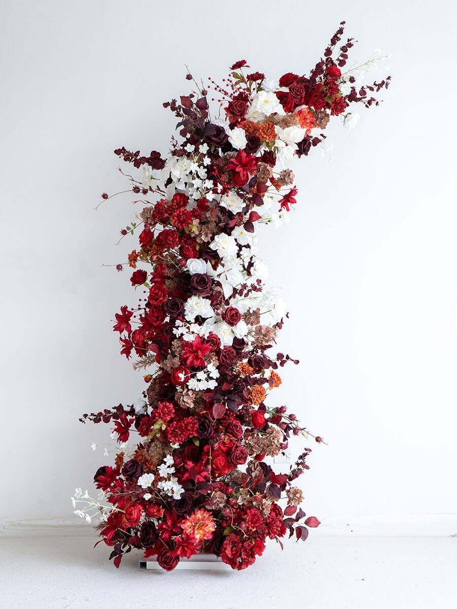 Velvet Floral Oxen Arch