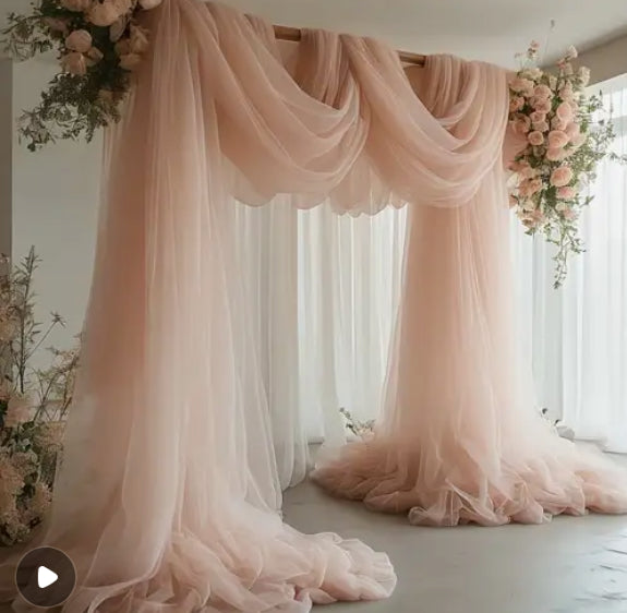 10ft Drape Design Blush 1
