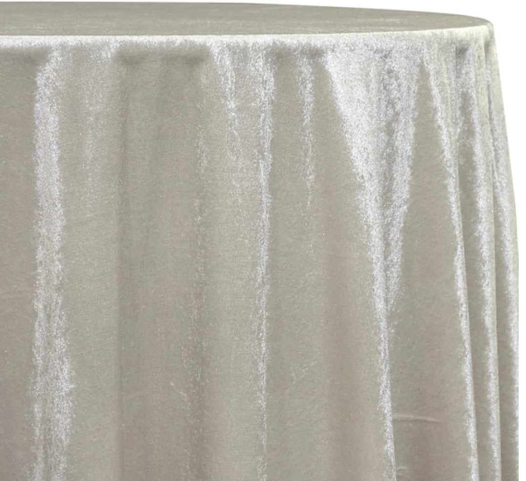 Bone Velvet Plush Linen