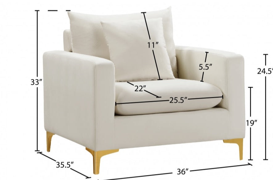 Lipton Cream Accent Chair