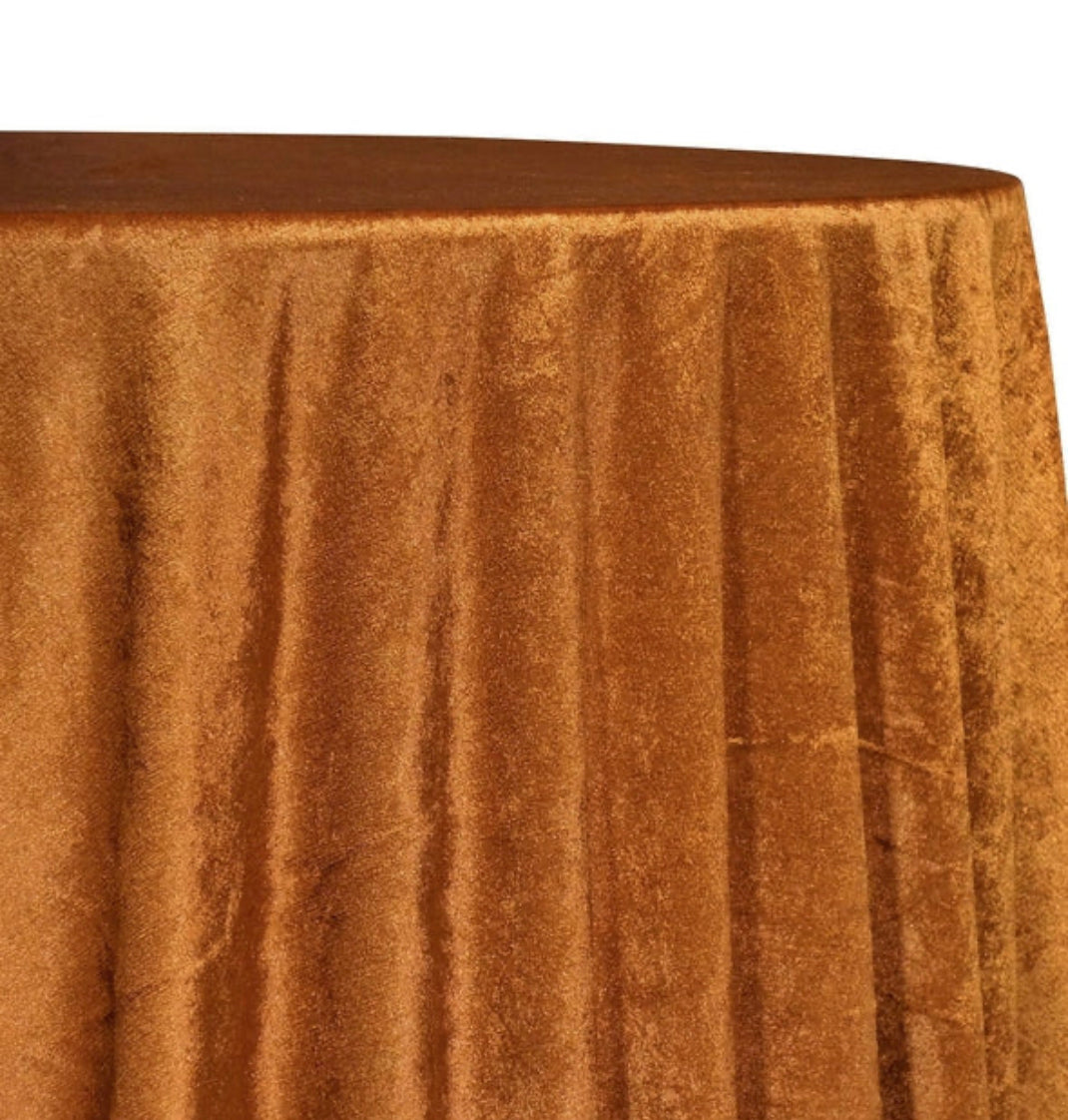 Rust Velvet Plush Linen