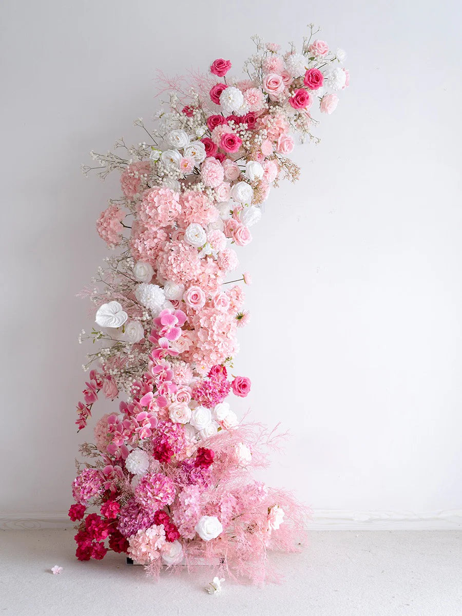 Pink Floral Oxen Arch