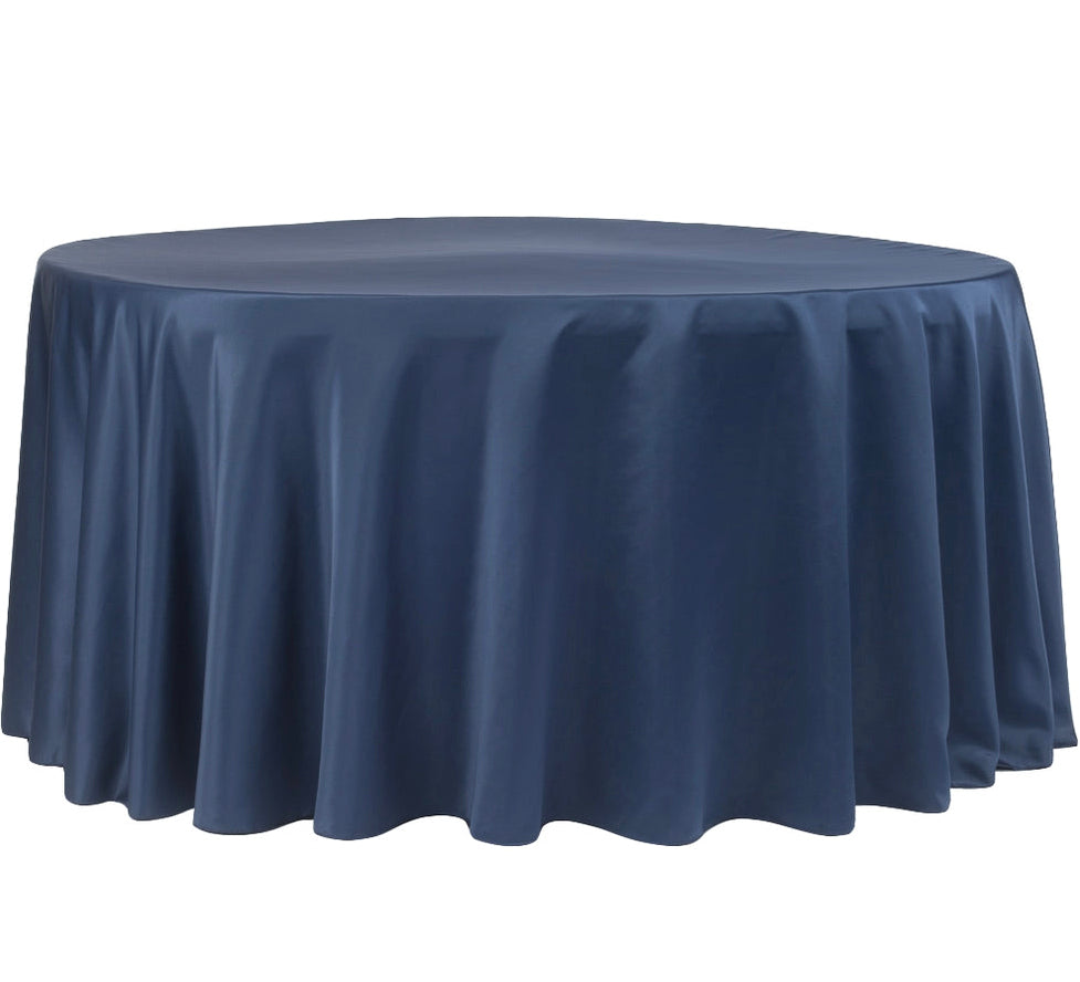 Blue Navy Lamour Dull Linen