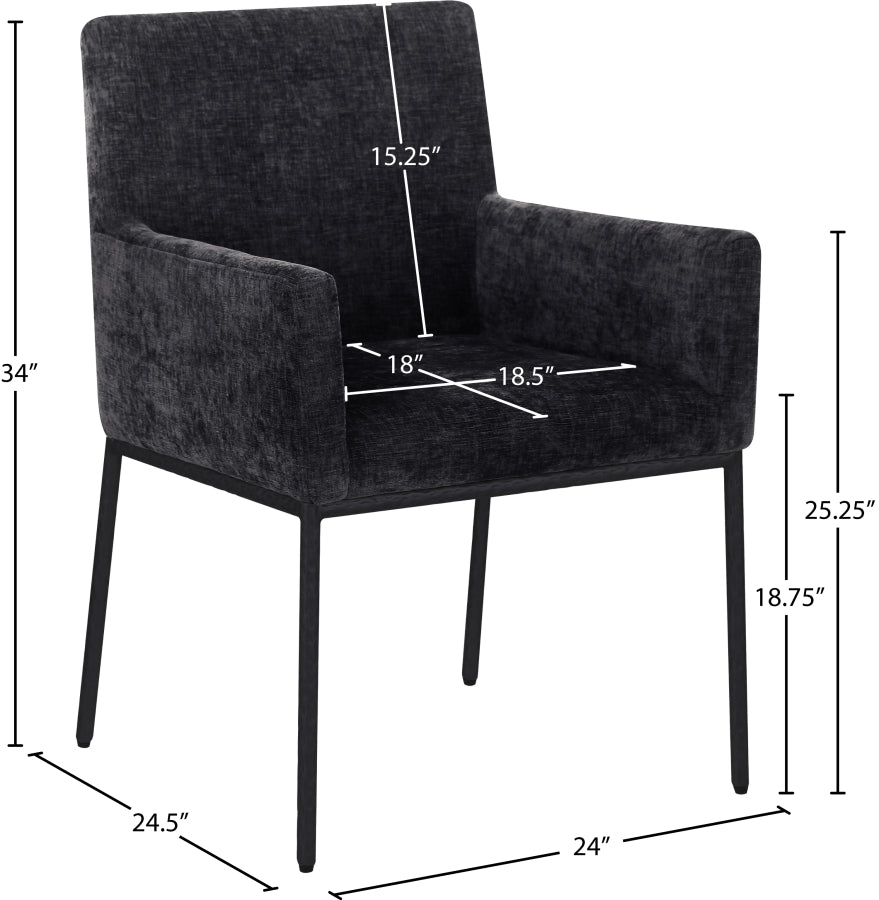 Acacia Accent Chair Black
