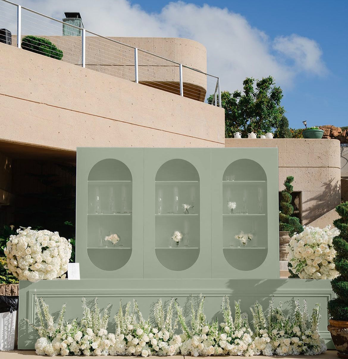 London Mint Bar and Bar Shelves