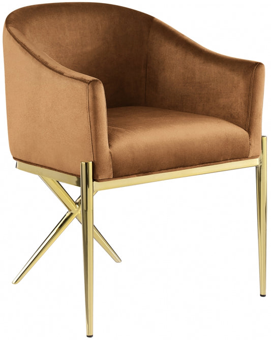 Mina Cognac Accent Chair