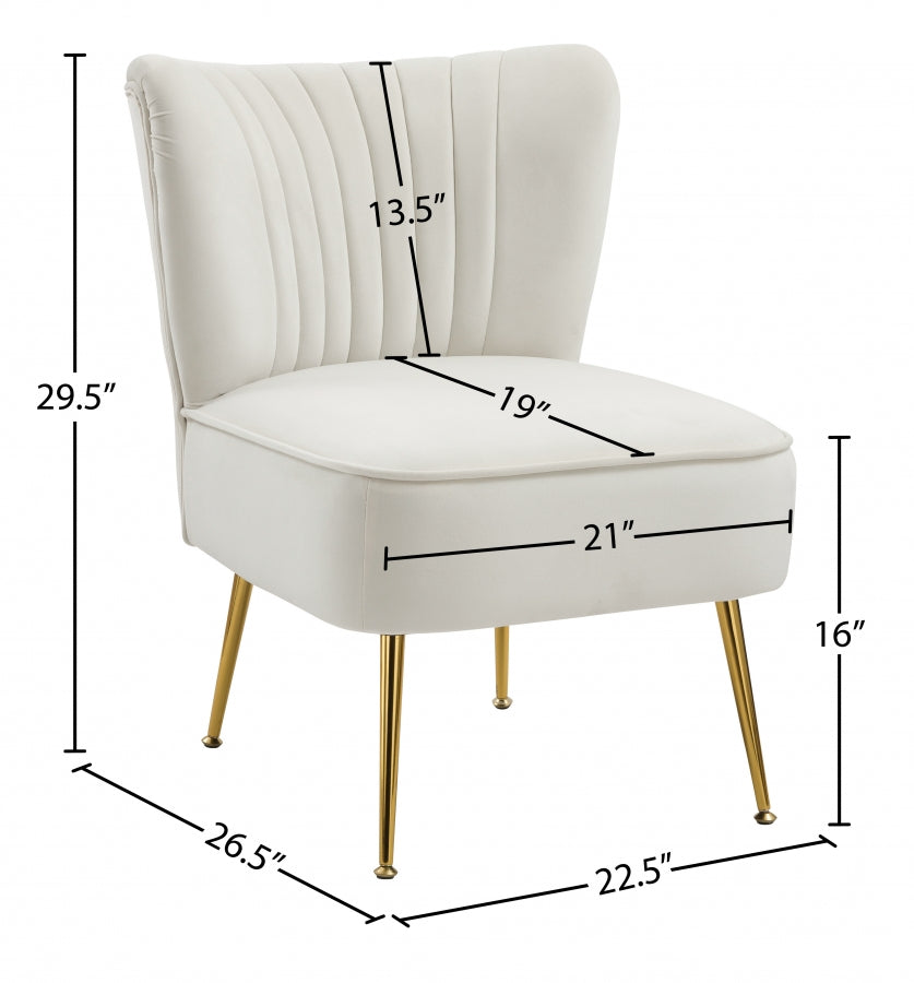 Ava Cream Accent Chair