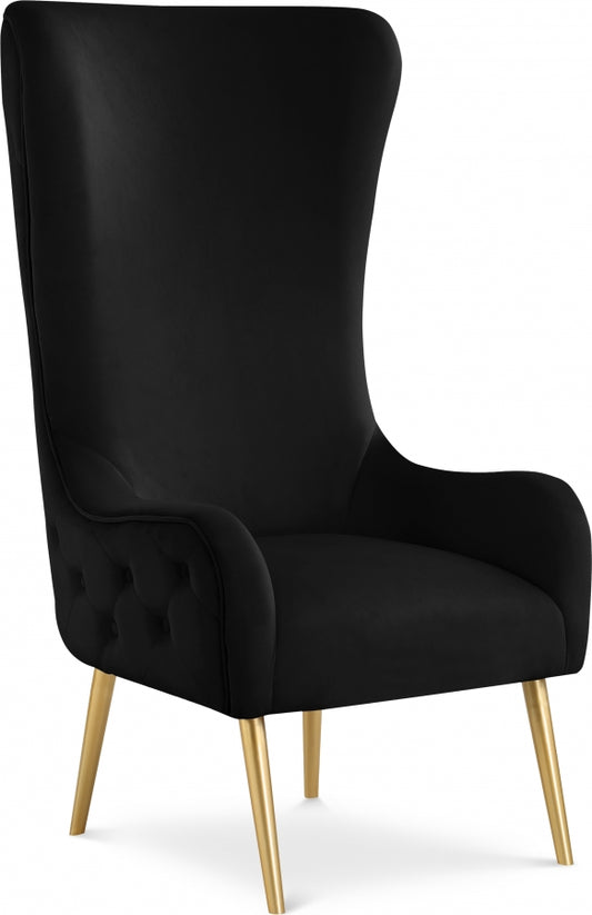 Avanna Black Accent Chair