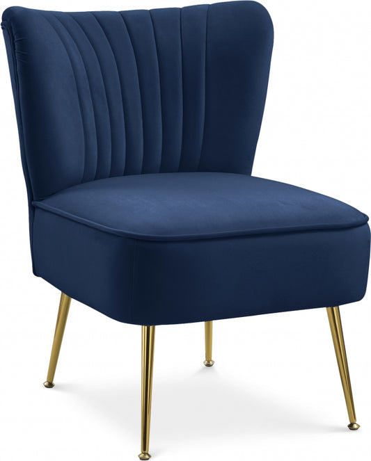 Ava Blue Accent Chair