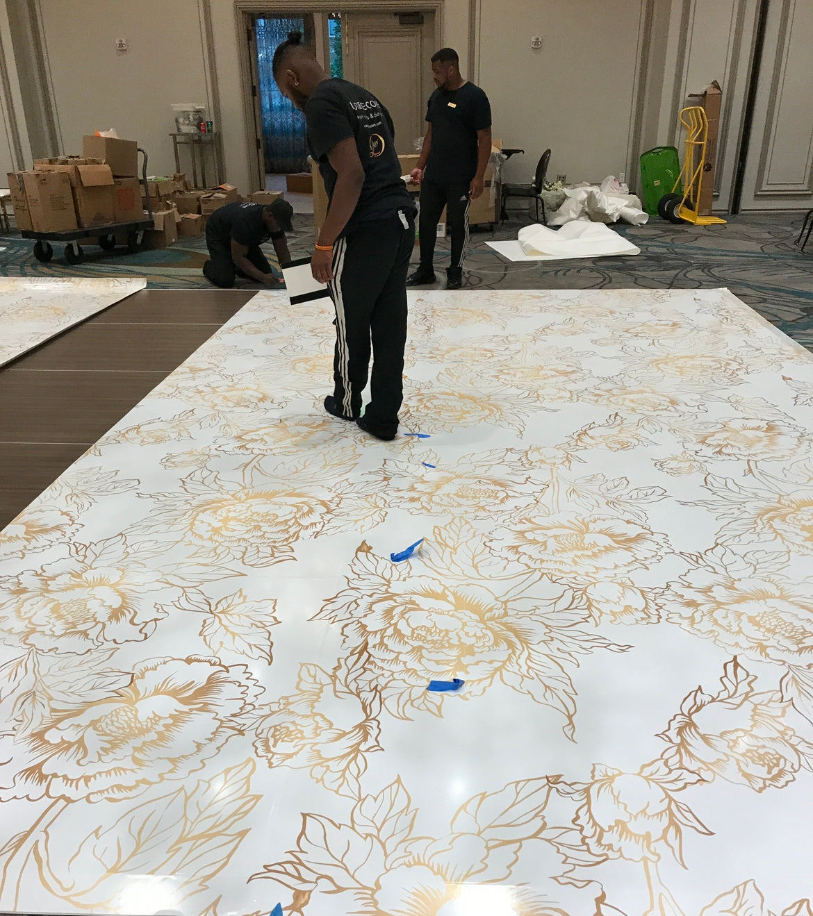 Dancefloor Vinyl Patterns