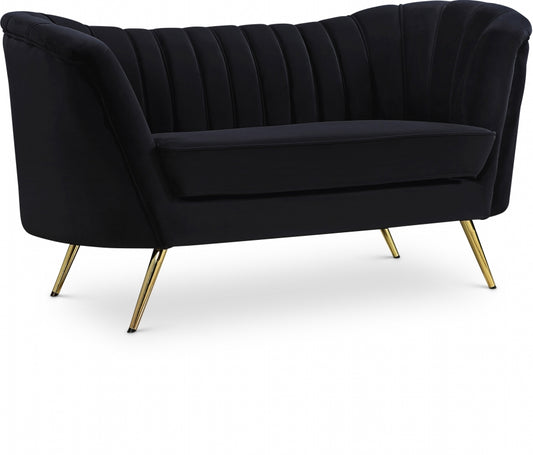 Shellac Black Loveseat