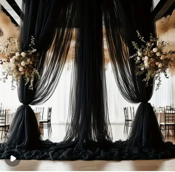 10ft  Drape Design Black