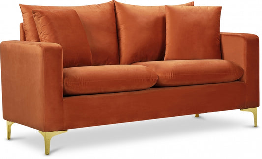 Lipton Orange Loveseat
