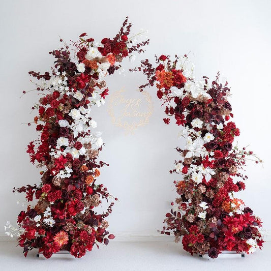 Velvet Floral Oxen Arch