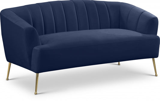 Adina Blue Loveseat