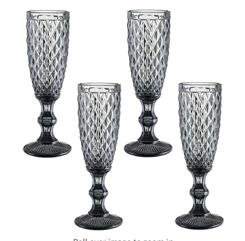 Grey Soot Flute Drinkware