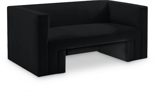 Nadia Black Loveseat