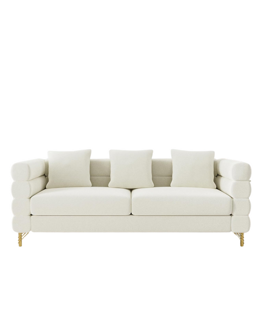 Viline White Sofa