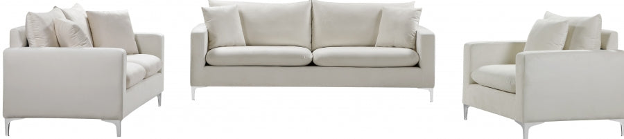 Lipton Cream Gold Leg Sofa