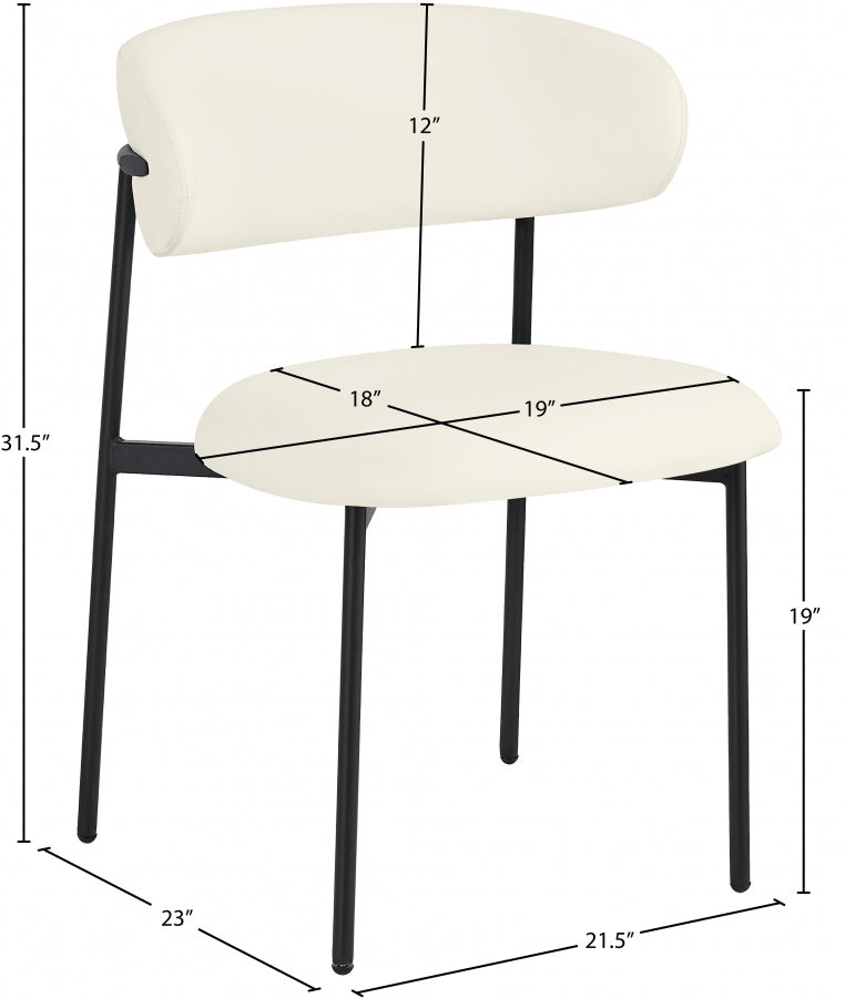 Zilla Chair White/ Black