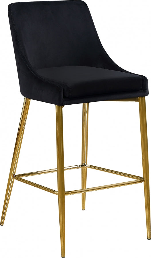 Milan Black Barstool