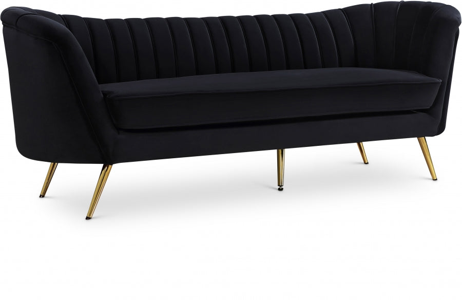 Shellac Black Sofa