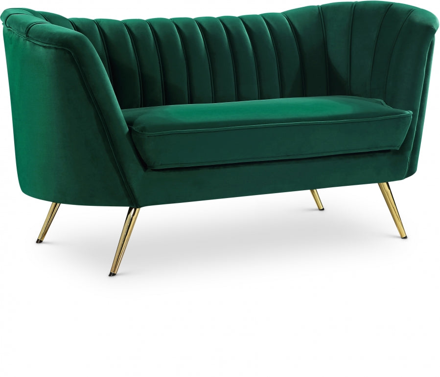 Shellac Green Loveseat